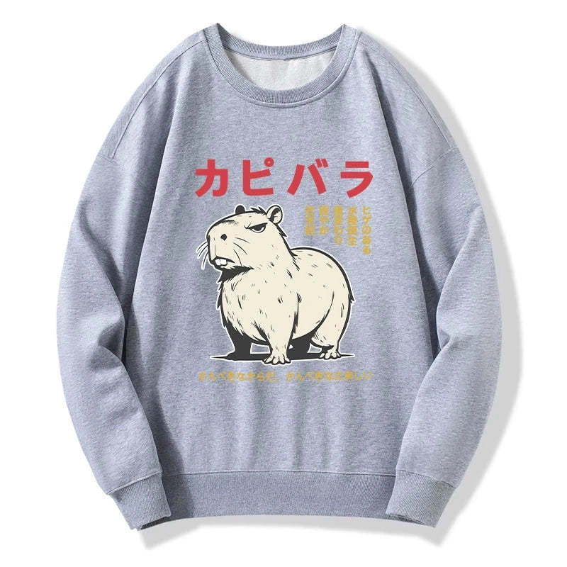 Tokyo-Tiger Angry Capybara Japan Sweatshirt