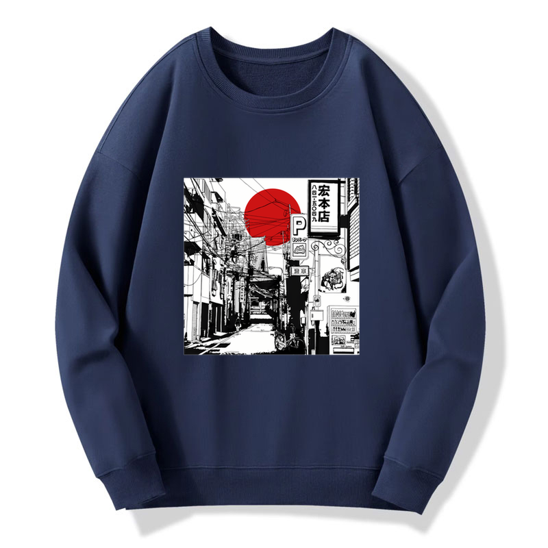 Tokyo-Tiger Sunrise On The Street Sweatshirt Sale
