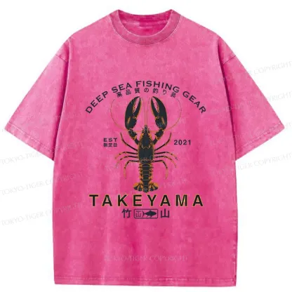 Tokyo-Tiger Deep Sea Prawn Washed T-Shirt