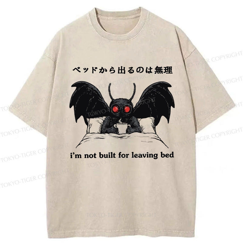 Tokyo-Tiger I'm Not Born To Leave The Bed Washed T-Shirt