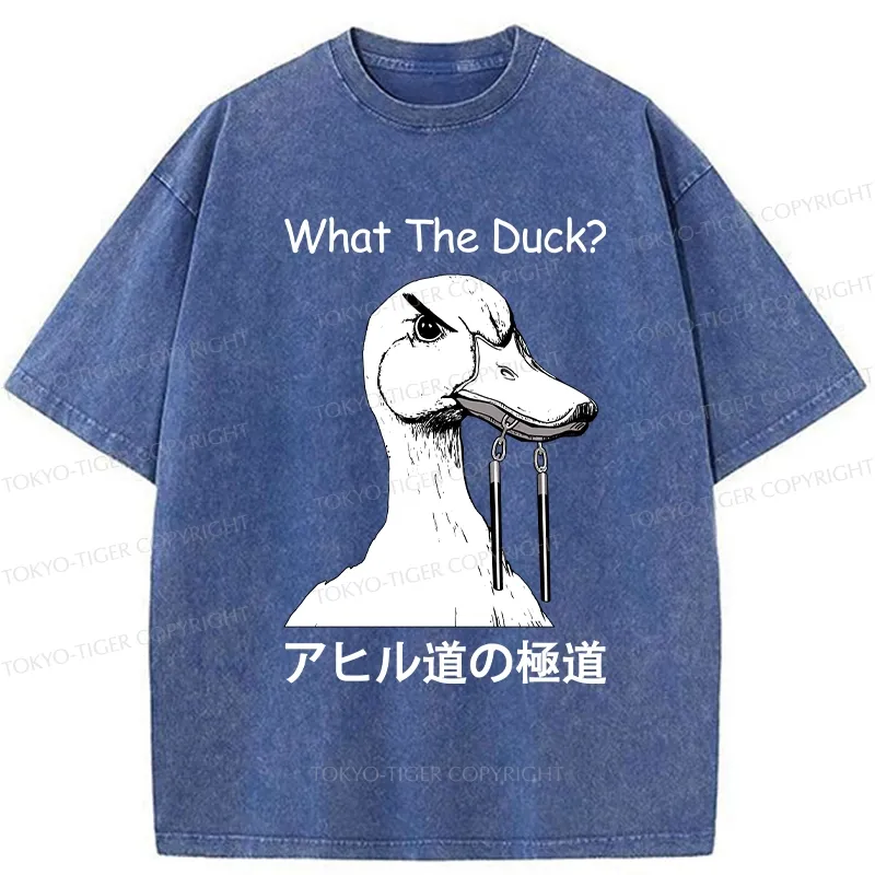 Tokyo-Tiger Funny Duck Yakuza Washed T-Shirt
