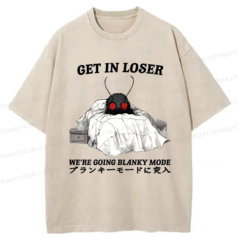 Tokyo-Tiger We're Going Blanky Mode Washed T-Shirt
