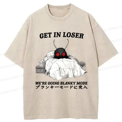 Tokyo-Tiger We're Going Blanky Mode Washed T-Shirt