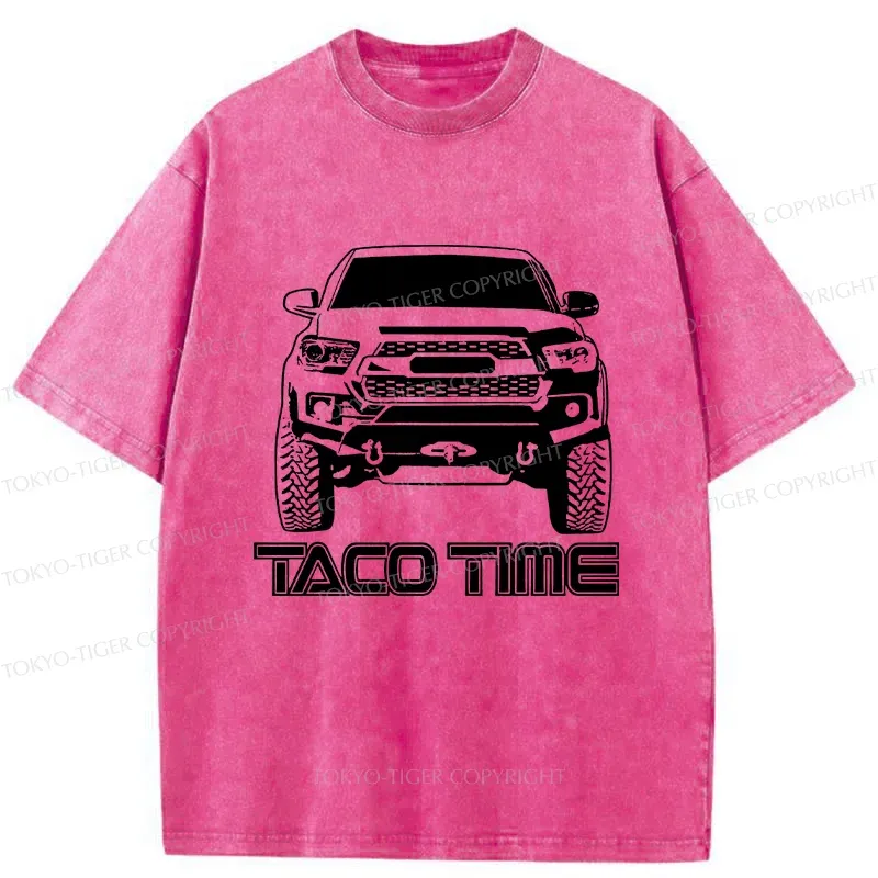 Tokyo-Tiger Japanese Classic Car Washed T-Shirt