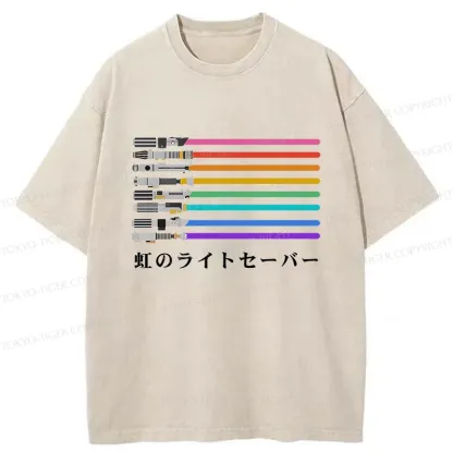 Tokyo-Tiger Rainbow Weapons Washed T-Shirt
