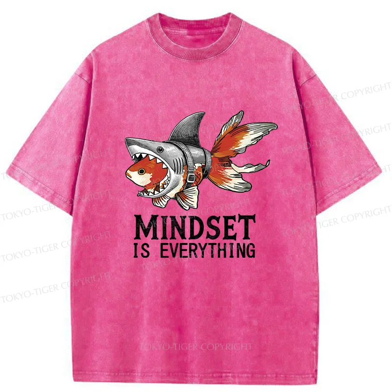 Tokyo-Tiger Goldfish Disguised As Shark Washed T-Shirt