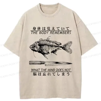 Tokyo-Tiger Unforgotten By The Body Washed T-Shirt