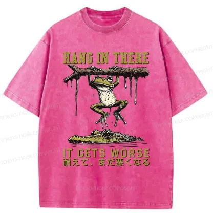 Tokyo-Tiger Desperate Frog Washed T-Shirt