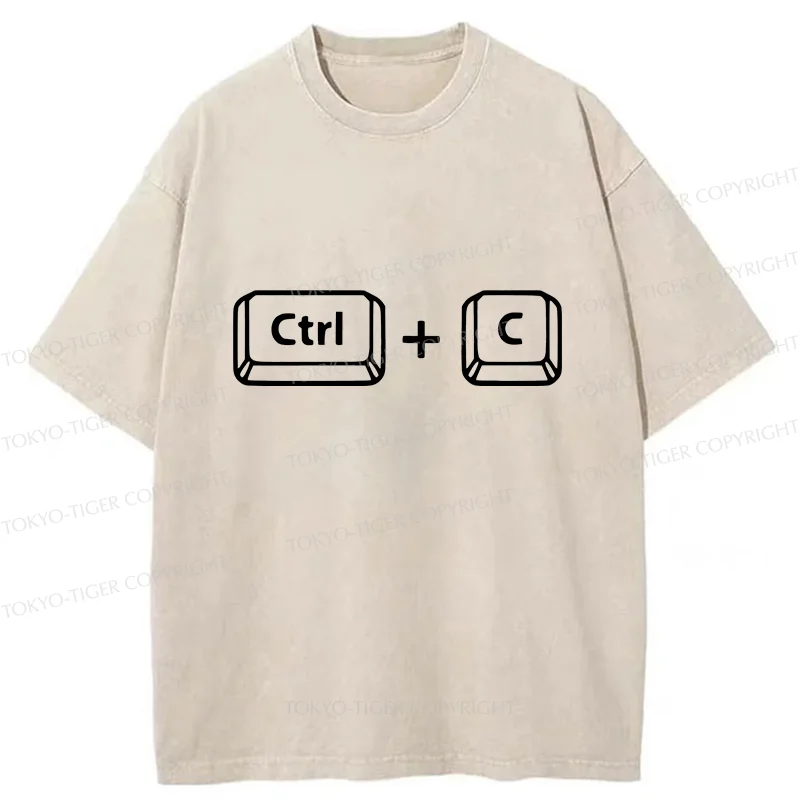 Tokyo-Tiger Father's Day Funny Washed T-Shirt