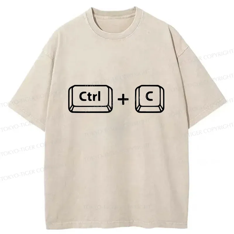 Tokyo-Tiger Father's Day Funny Washed T-Shirt