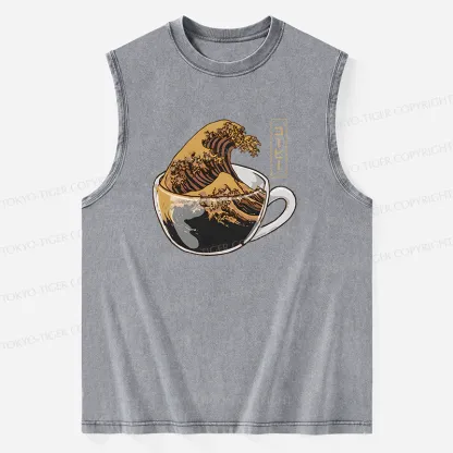Tokyo-Tiger Coffee Wave Washed Tank