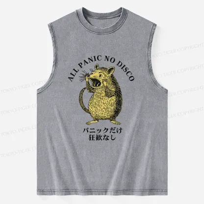 Tokyo-Tiger All Panic No Disco Washed Tank