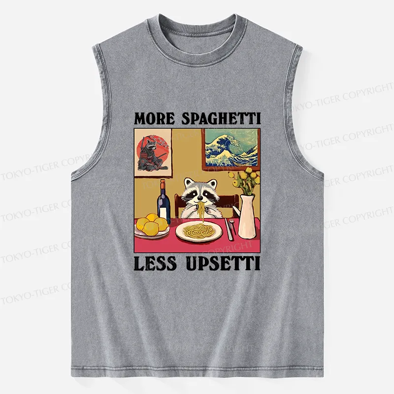 Tokyo-Tiger More Spaghetti Less Upsetti Japanese Washed Tank