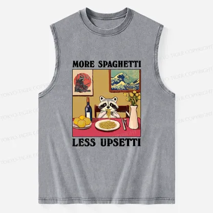 Tokyo-Tiger More Spaghetti Less Upsetti Japanese Washed Tank