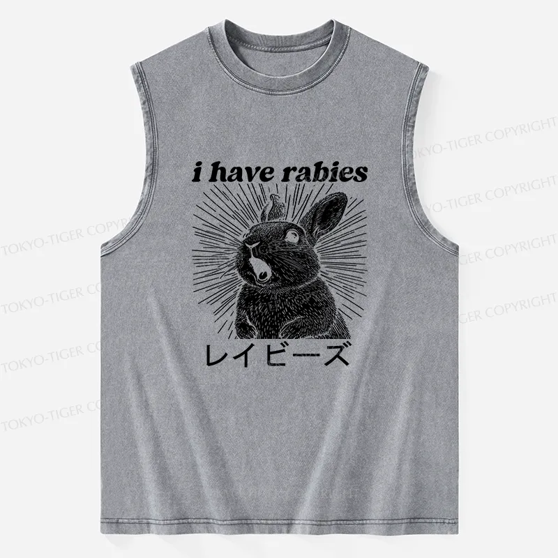 Tokyo-Tiger Funny Rabbit Washed Tank