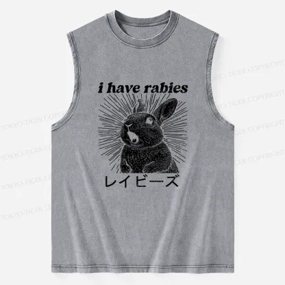 Tokyo-Tiger Funny Rabbit Washed Tank