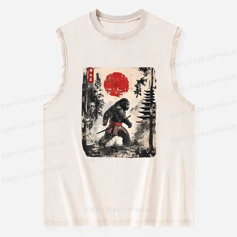 Tokyo-Tiger Japanese Samurai Bigfoot Washed Tank