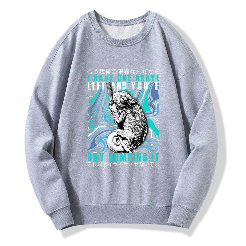 Tokyo-Tiger I Have One Nerve Chameleon Sweatshirt