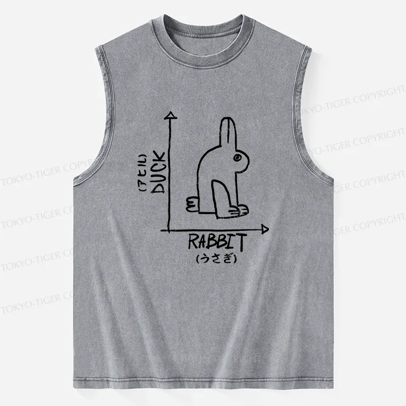 Tokyo-Tiger A Rabbit And A Duck Washed Tank