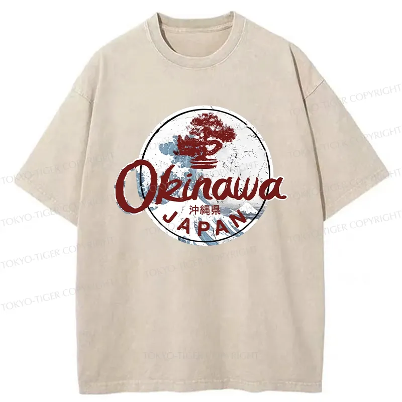 Tokyo-Tiger Vintage Japanese Okinawa Washed T-Shirt