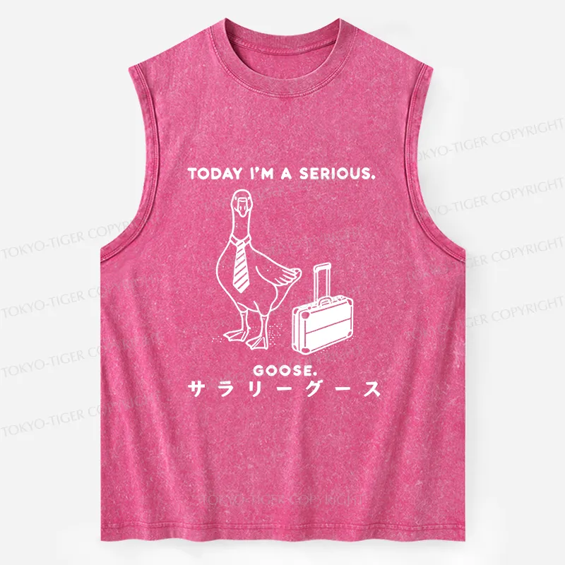 Tokyo-Tiger Hard Working Goose Washed Tank