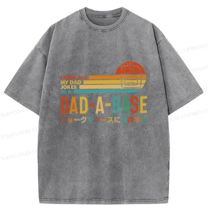 Tokyo-Tiger Dad Jokes Washed T-Shirt