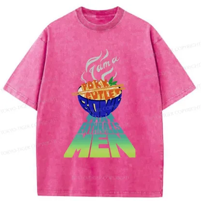 Tokyo-Tiger Fried Pork Cutlet Washed T-Shirt