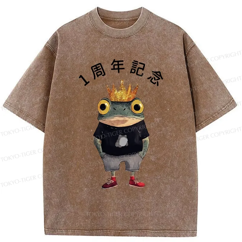 Tokyo-Tiger 1st Anniversary Washed T-Shirt
