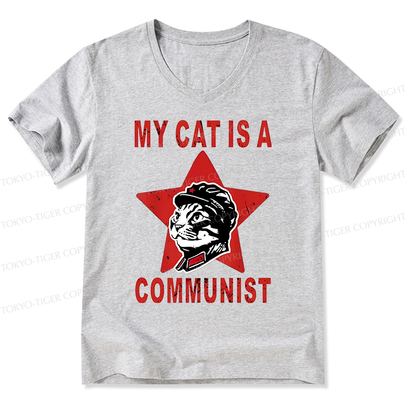 Tokyo-Tiger Funny Cat-ism V-Neck Classic T-Shirt