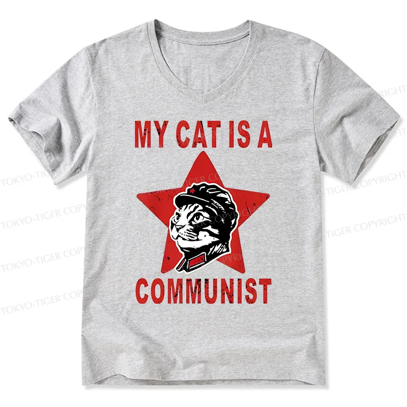 Tokyo-Tiger Funny Cat-ism V-Neck Classic T-Shirt