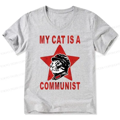 Tokyo-Tiger Funny Cat-ism V-Neck Classic T-Shirt