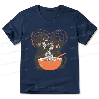 Tokyo-Tiger Let's Eat Ramen Together V-Neck Classic T-Shirt