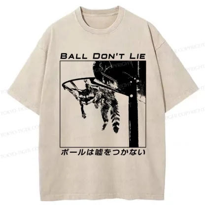 Tokyo-Tiger The Ball Doesn't Lie Washed T-Shirt