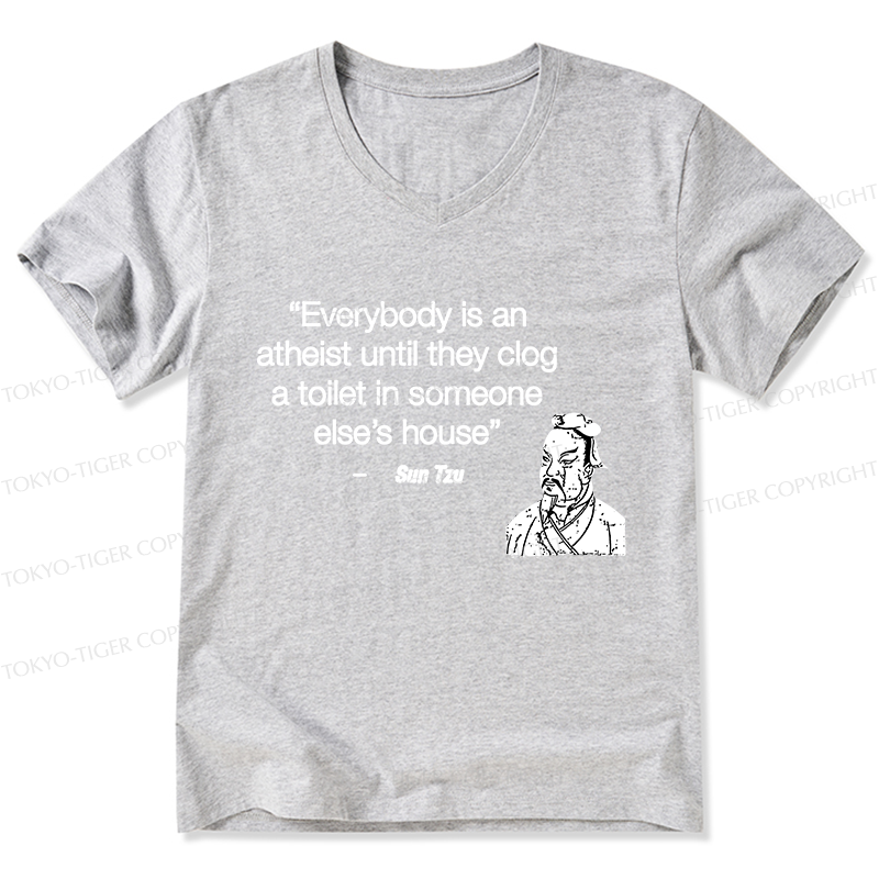Tokyo-Tiger Funny Sun Tzu Saying V-Neck Classic T-Shirt