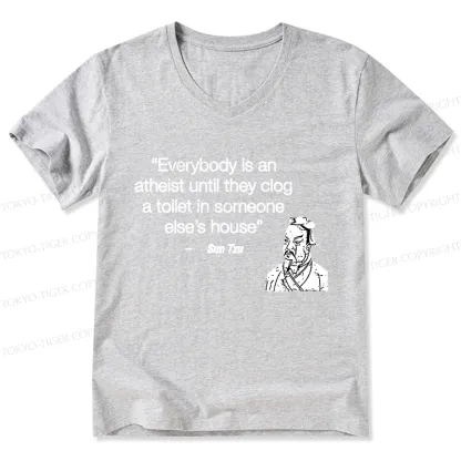 Tokyo-Tiger Funny Sun Tzu Saying V-Neck Classic T-Shirt