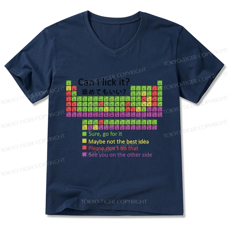 Tokyo-Tiger Can I Lick It V-Neck Classic T-Shirt