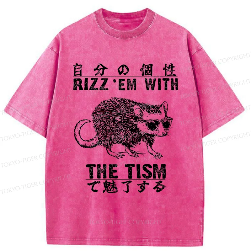 Tokyo-Tiger Handsome Mouse Washed T-Shirt