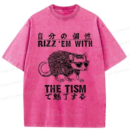 Tokyo-Tiger Handsome Mouse Washed T-Shirt
