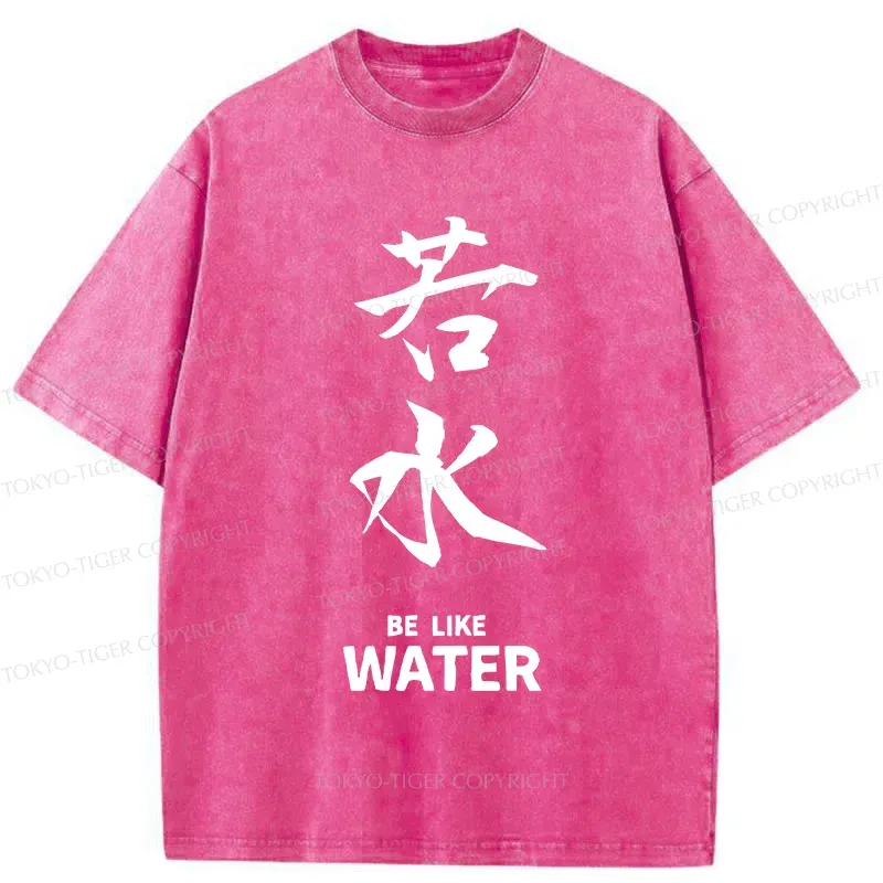 Tokyo-Tiger Feeling As Calm As Water Washed T-Shirt