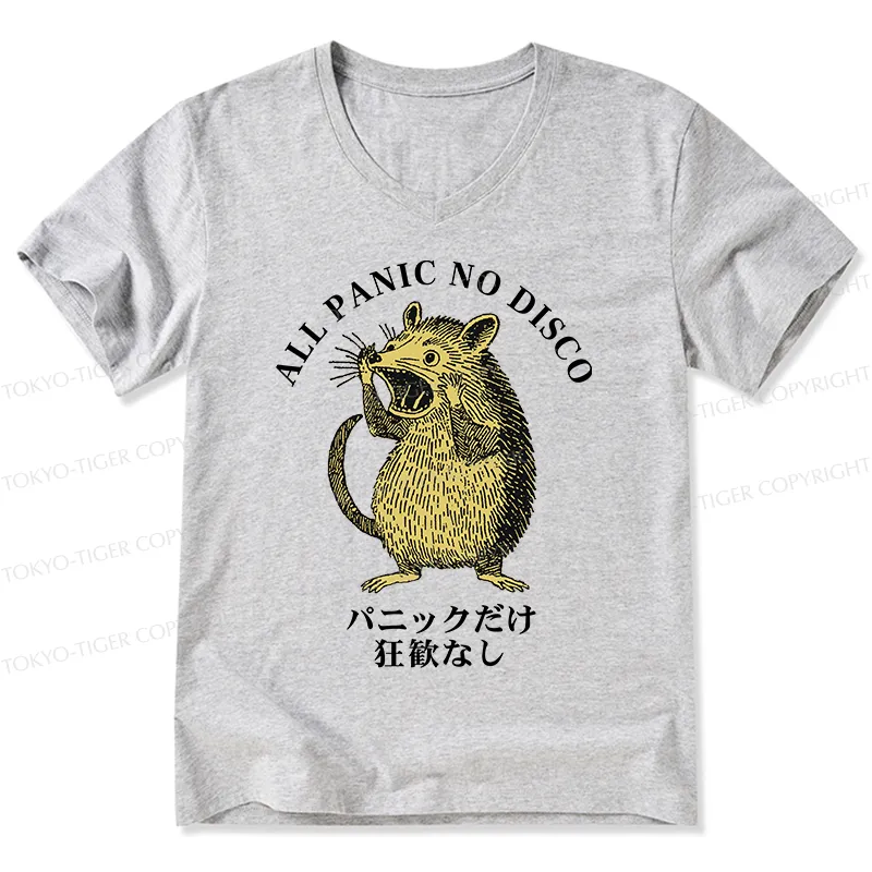 Tokyo-Tiger All Panic No Disco V-Neck Classic T-Shirt