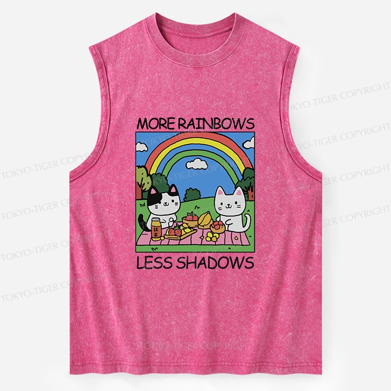 Tokyo-Tiger More Rainbows Less Shadows Washed Tank