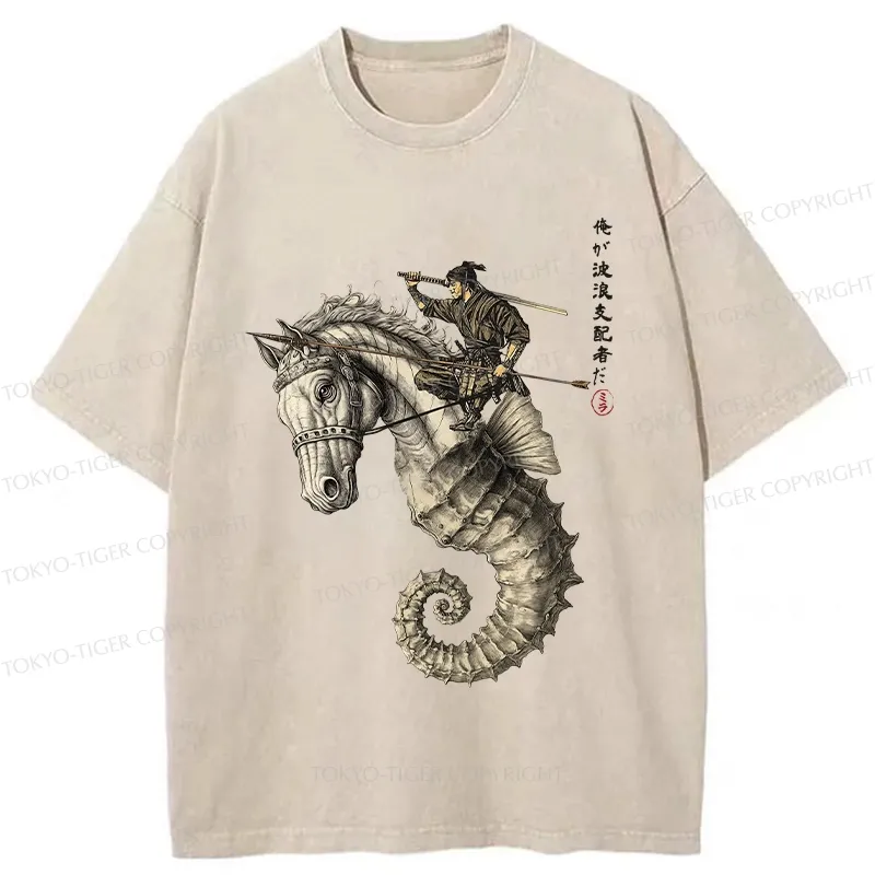 Tokyo-Tiger I Am The Wave Master Washed T-Shirt