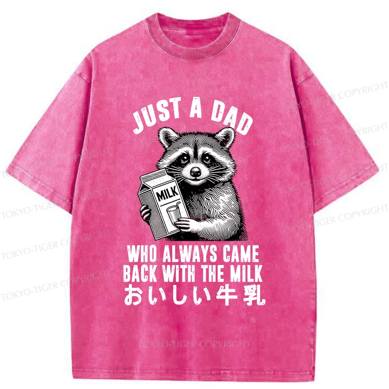 Tokyo-Tiger Father Brings Milk Washed T-Shirt