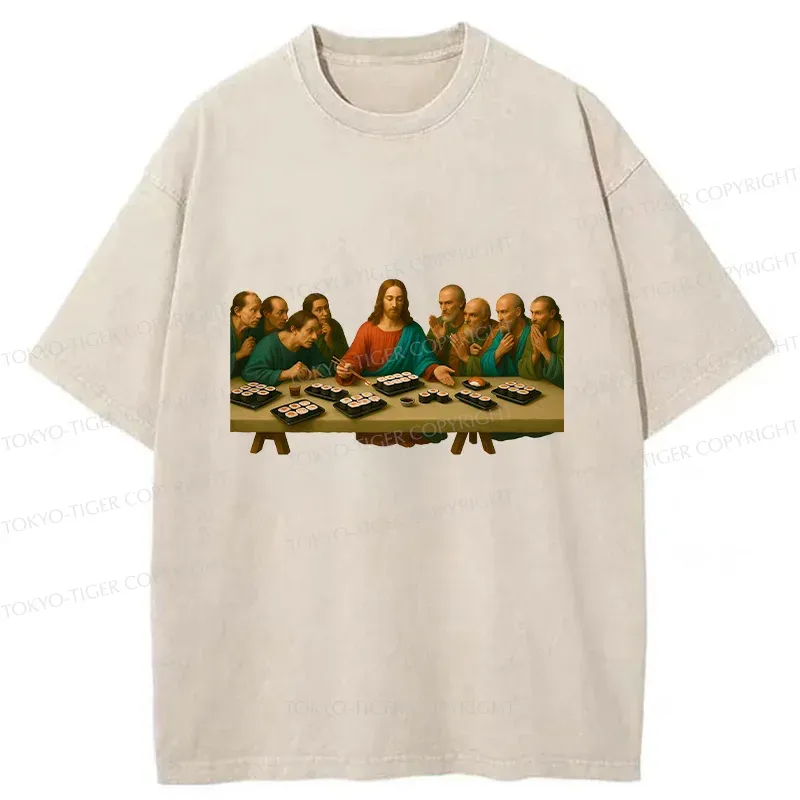 Tokyo-Tiger The Last Sushi Washed T-Shirt