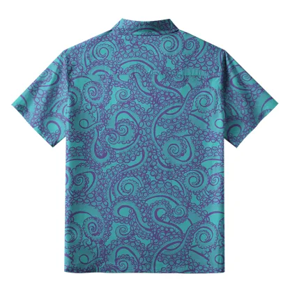 Tokyo-Tiger Octopus Tentacles Hawaiian Shirt