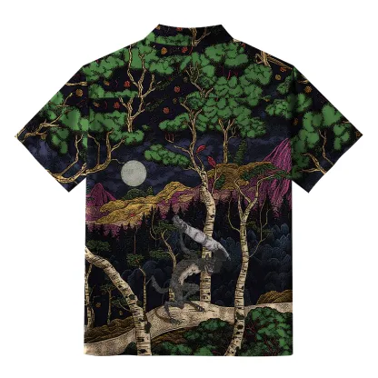 Tokyo-Tiger Horrible Ghoul Aloha Hawaiian Shirt