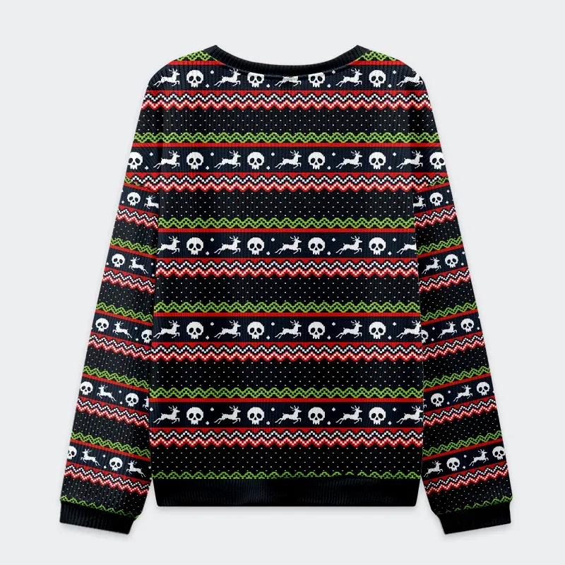 Tokyo-Tiger Krampus Catches Children Christmas Ugly Sweatshirt