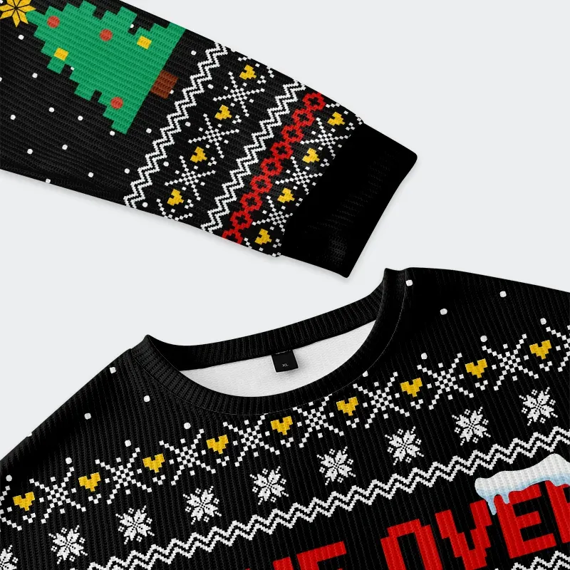 Tokyo-Tiger Santa Claus Fell Into The Chimney Christmas Ugly Sweatshirt