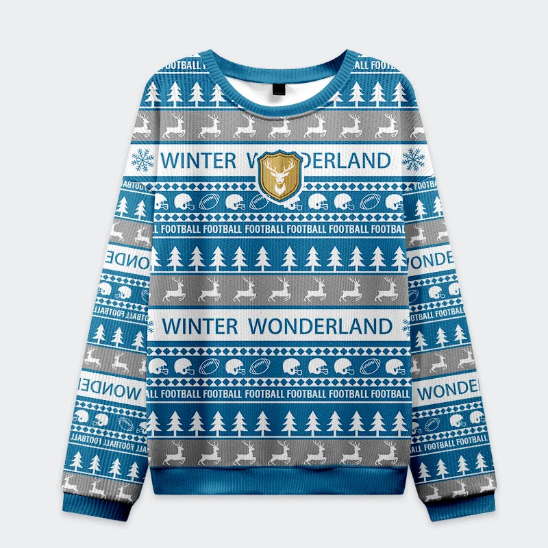 Tokyo-Tiger Football Christmas Ugly Sweatshirt