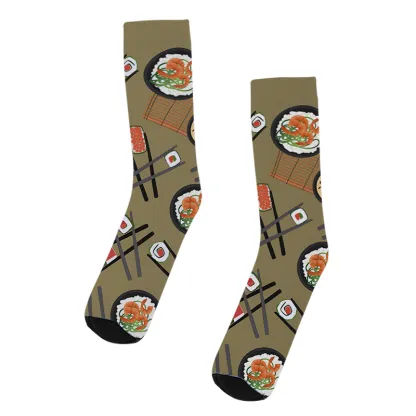 Tokyo-Tiger Japanese Food Socks